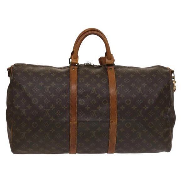 LOUIS VUITTON Monogram Keepall Bandouliere 55 Boston Bag - Picture 2 of 15